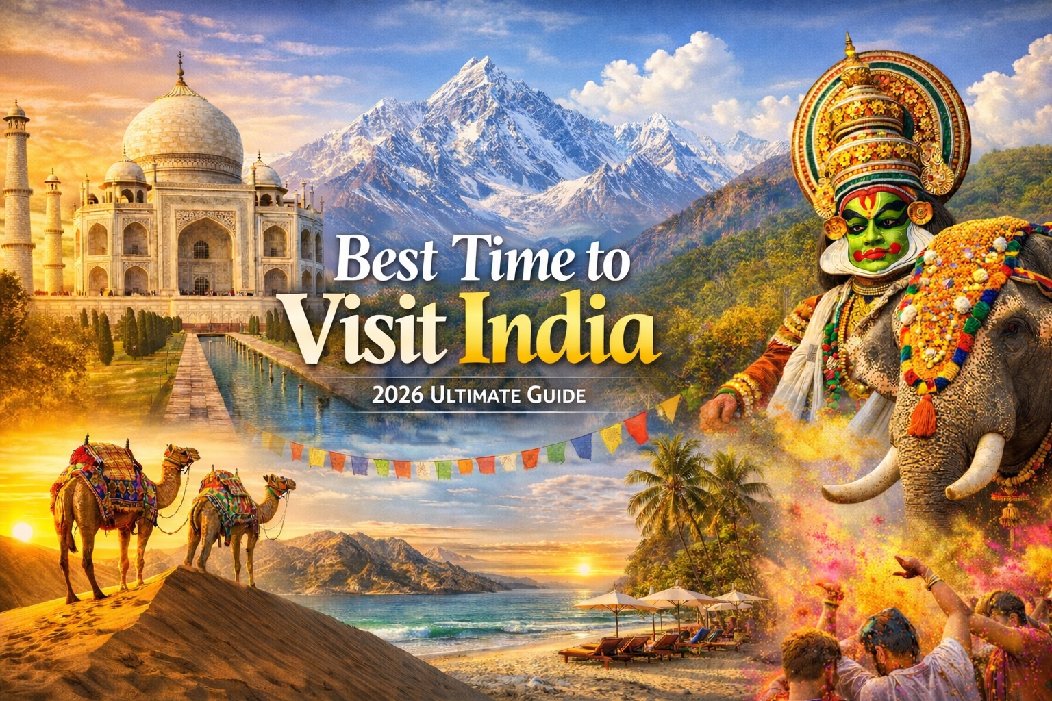 Best Time to Visit India 2026 | Month-by-Month Travel & Weather Guide