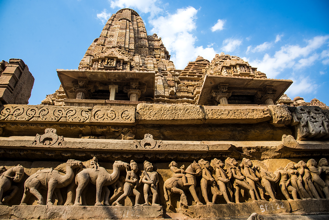 Dancer at Khajuraho temple stage