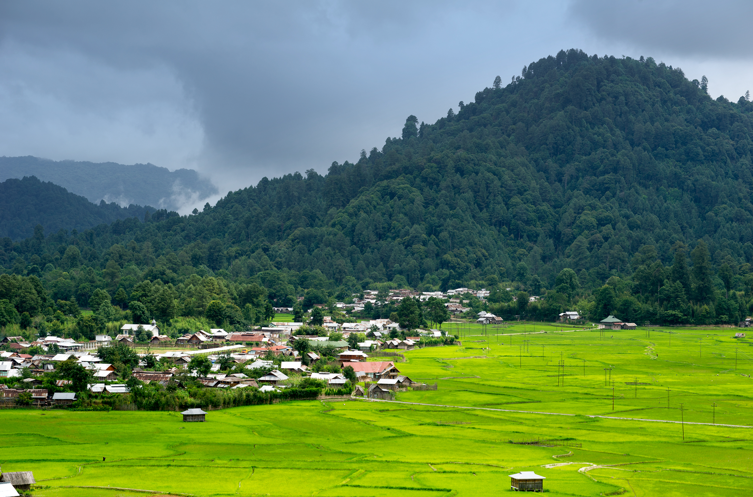 Band performing in Ziro Valley
