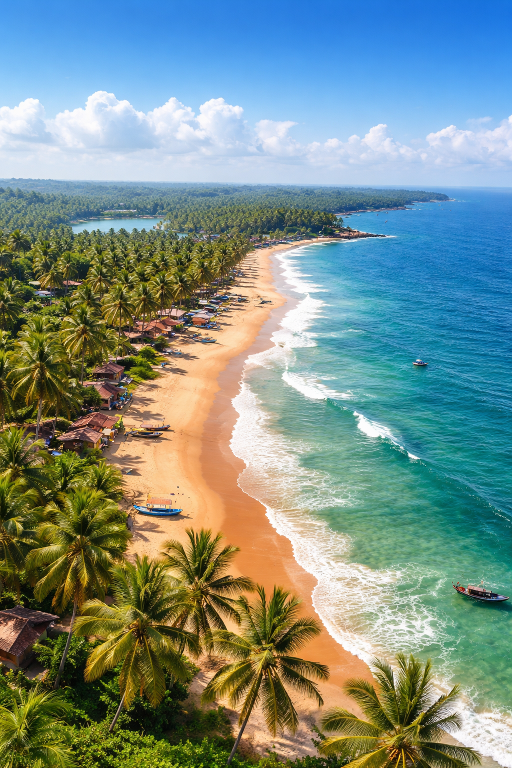 Traditional Kerala houseboat in Alleppey canals